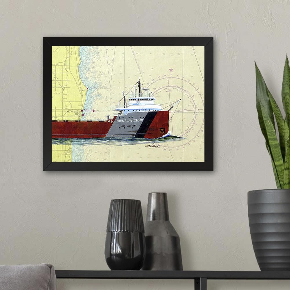 GADGETS WRAP Printed Photo Frame Matte Painting for Home Office Studio Living Room Decoration (11x9inch Black Framed) - Arthur M Anderson