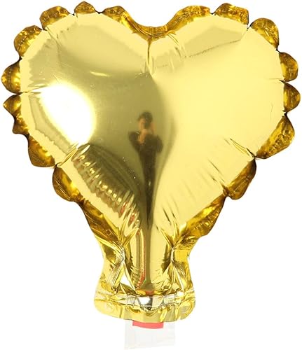 Miniatura 15 de 5 unids/lote Mini globos de papel de aluminio con forma de corazón de estrella de 5 pulgadas, globos inflables para boda, cumpleaños, baby shower, 5