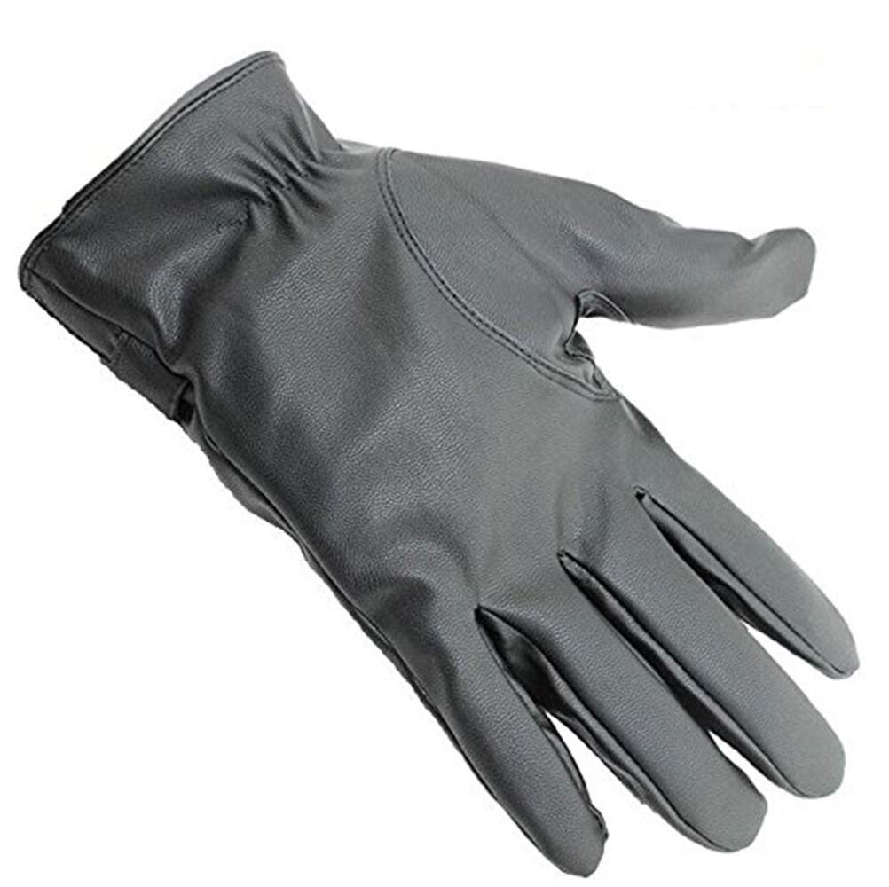 Unisex-Adult Rękawiczki Męskie Z Ekranem Dotykowym Zimowe Ciepłe Rękawiczki Sportowe Outdoor Nowoczesne Casual Faux Leather Material Rękawiczki Męskie 2 Pary/1/One Size