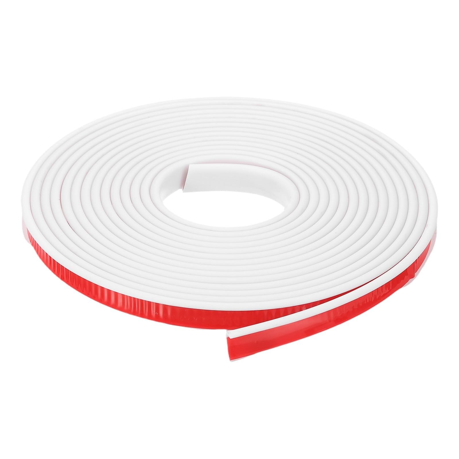 U-Shape Flexible Self-Adhesive TPE Furniture Edge Banding(White,14mm)