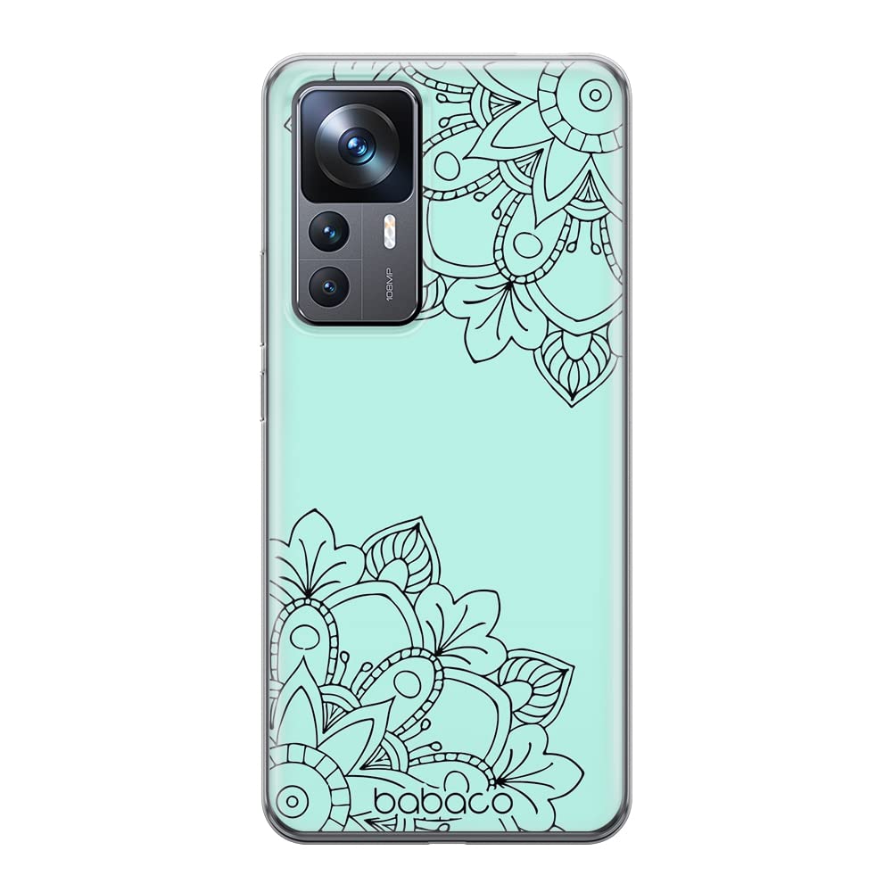 Babaco ERT GROUP mobile phone case for Xiaomi 12T/12T pro/K50 Ultra original and officially Licensed pattern Mandalas 007 optimally adapted to the shape of the mobile phone, case made of TPU