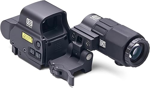 Miniatura 5 de HHS VI - Mira híbrida holográfica - EXPS3-2 con lupa G43, lupa de potencia Micro 3 con desconexión rápida, montaje de interruptor a lado (STS) en