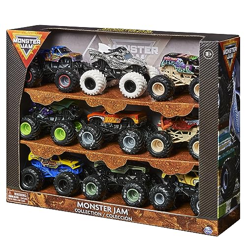 Monster Jam 9 Pack Camiones Monster 1:64 Escala miniatura 2