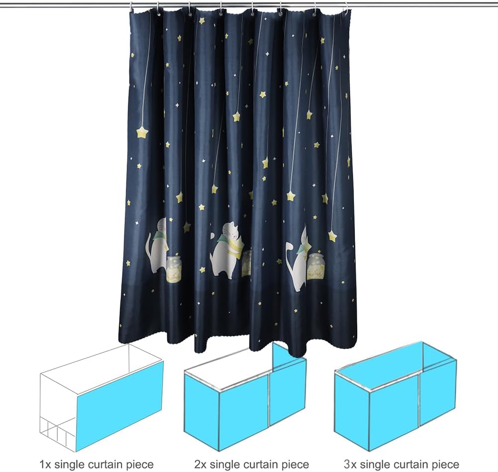 Blackout Bunk Bed Curtains Breathable Dustproof Bed Shading Drapes Lightproof Curtains Student Dormitory Privacy Cover Canopy Shading Cloths Lightproof Bedding Canopy Tent for Single Sleeper