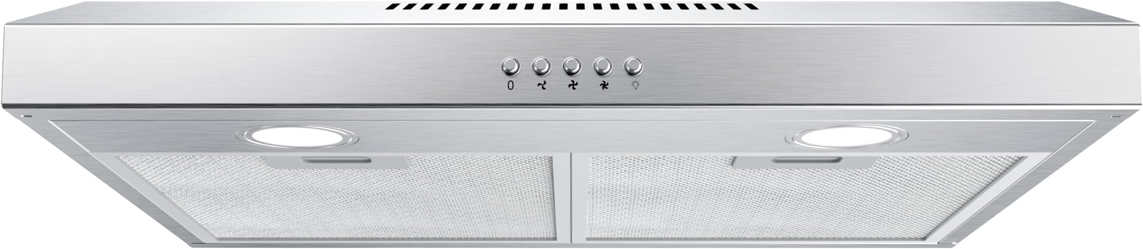 FIREGAS 60 cm Visor Cooker Hood with Brushless Motor, Stainless Steel