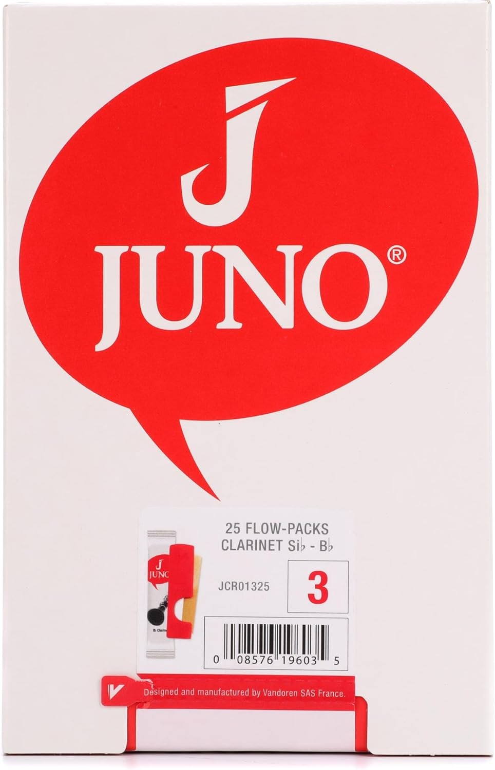 JUNO Vandoren Bb clarinet reeds box of 25