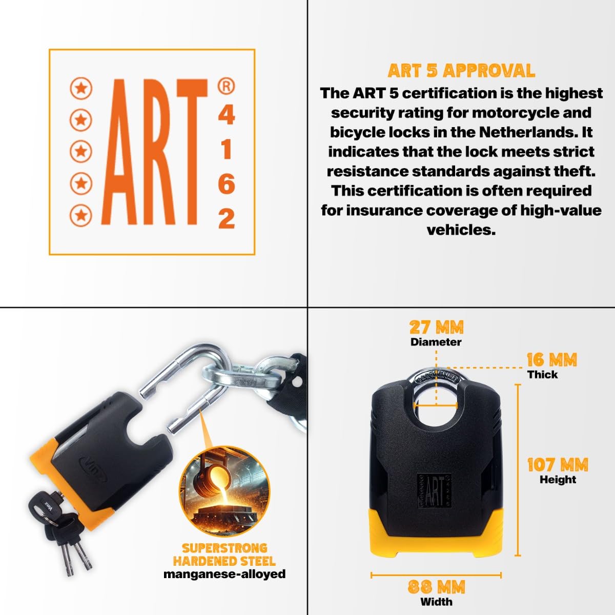 VINZ Batura Motorslot ART 5-200 cm