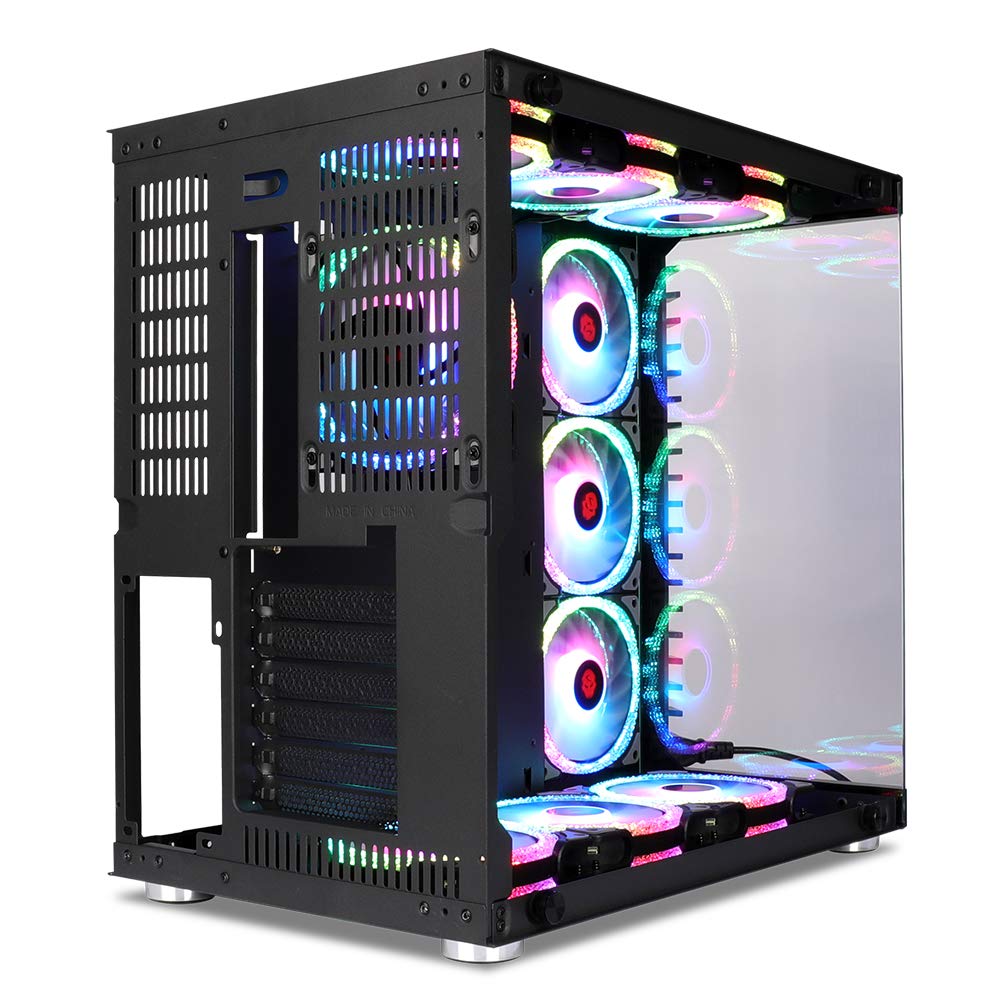 Buy SZSKYING Gaming pc Case ATX Computer Game mid Tower 3.0 USB