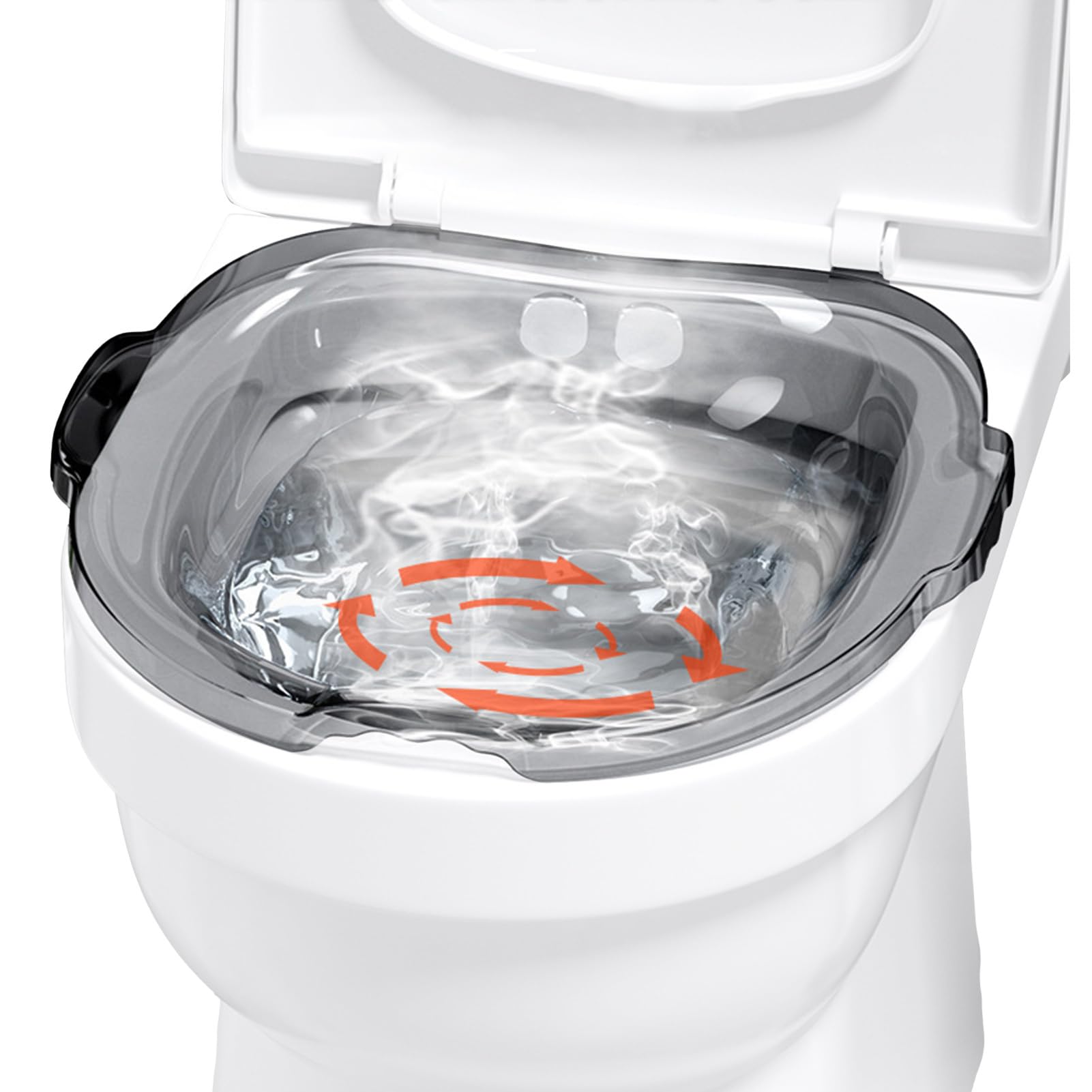 SOPTEC Sitz Bath Tub,Sitz Bath Seat For Postpartum Care - Multi-Purpose And Ergonomic Sitz Bath For Toilet Seat, Postpartum Care Soak And Hemorrhoid