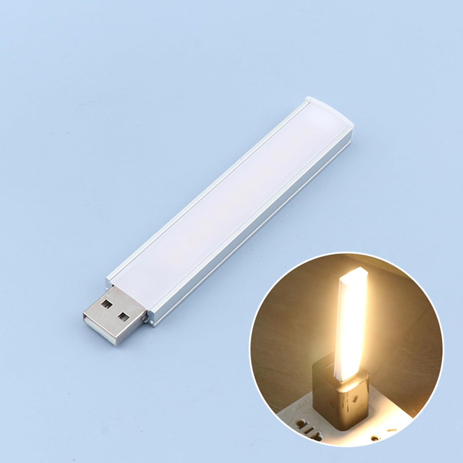 LED Night Light Strip, Wired Indoor Night Light Strip White Light Warm