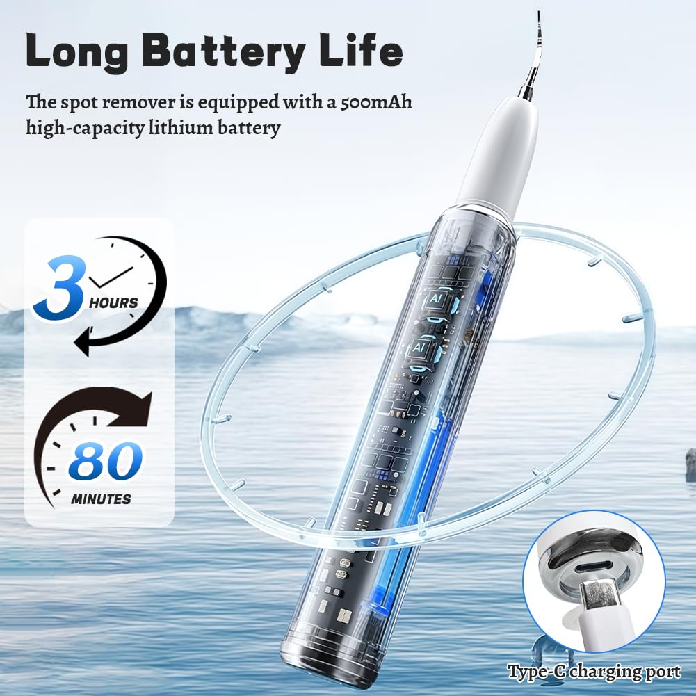 Recargable Cepillo de Dientes Perro Ultrasónico, Limpieza de Sarro Dental para Perros Ultrasónico con 3 Cabezales de Cepillo, 5 Modos de Limpieza con Luz LED, Elimina la Placa Dental de Perro