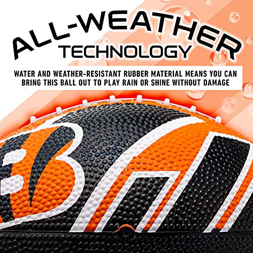 image for Franklin Sports NFL Cincinnati Bengals Football - Youth Football - Min