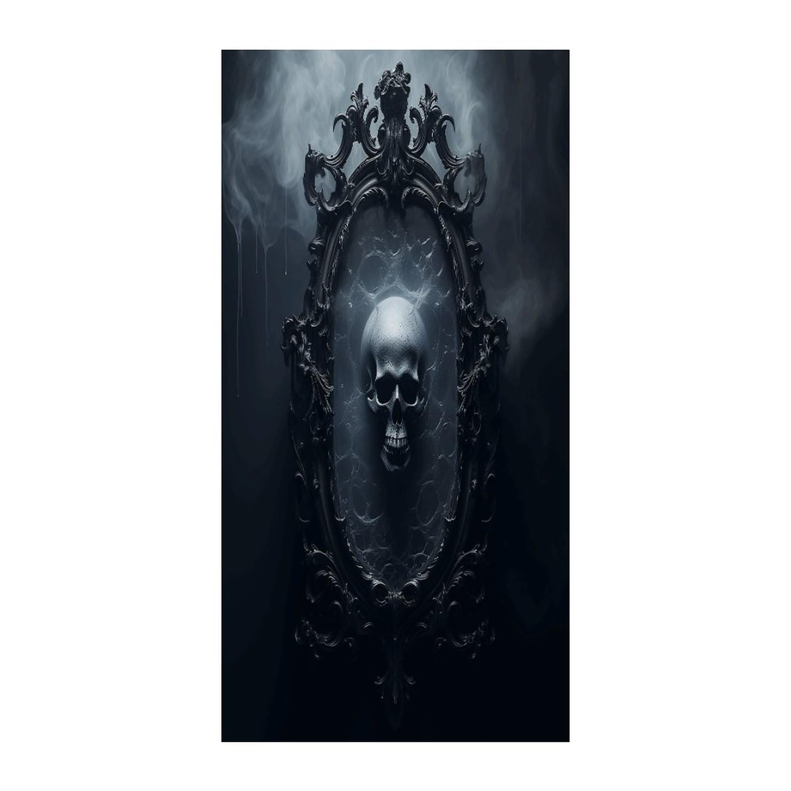 Fekiloot Style Ghost In Mirror Door Curtain Room Divider Curtains