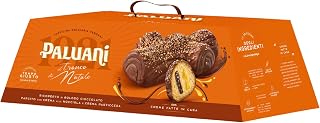 Paluani Tronco di Natale (Noel) | Traditional Italian Chocolate-Covered Holiday Cake | Filled with Custard and Hazelnut Cream | Artisanal Dessert Made in Verona, Italy | 1.65 lb (750 g)