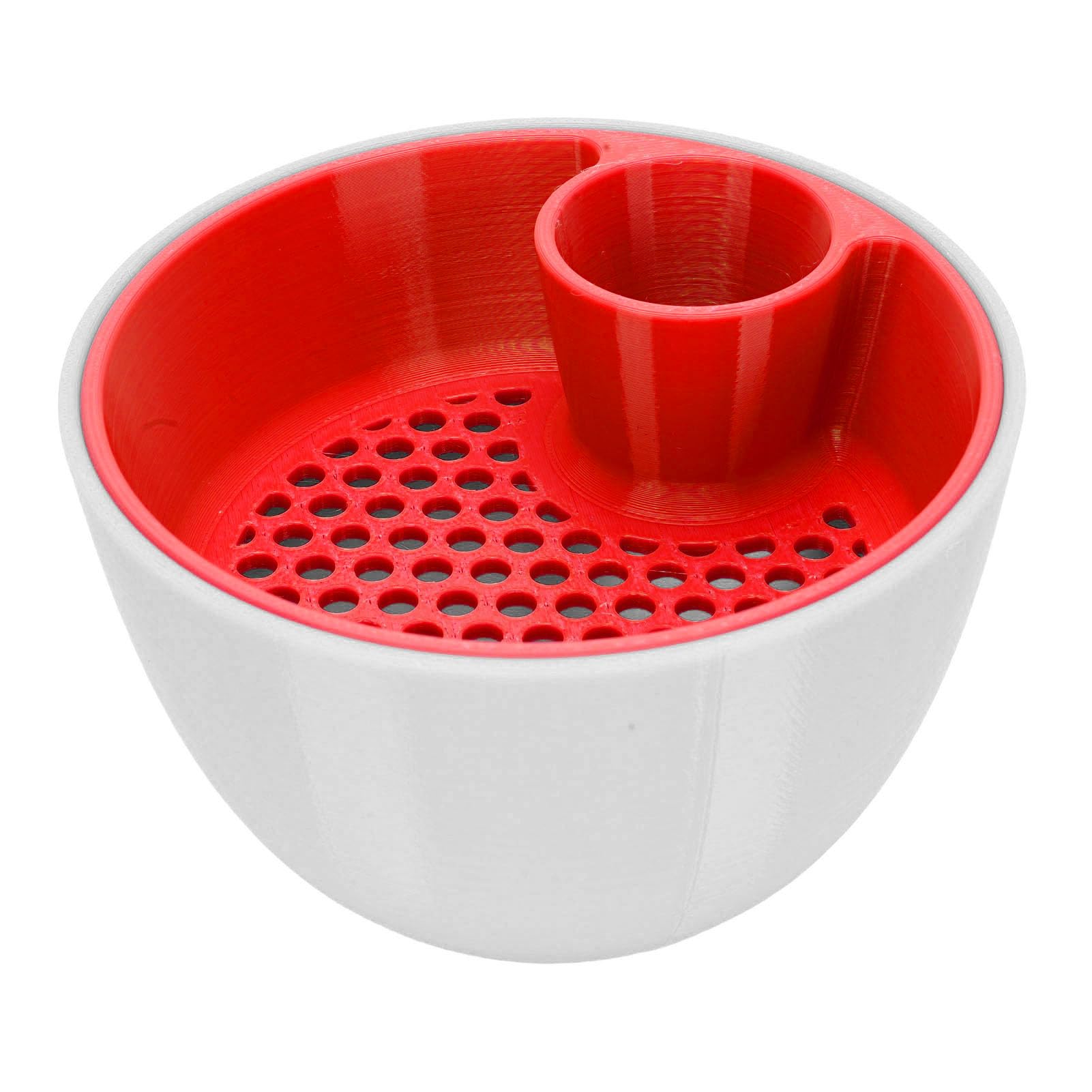 Cosiki Pistazienschale, Moderne Snack-Servierschale, Doppelte Nussschale mit Muschelaufbewahrungsdesign, Ideal für die Küche zu Hause, Zum Essen und Als Nusshalter für Partys (Stil 1)