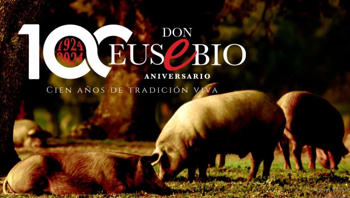 Jamón de Bellota 100% Ibérico Curado 36 Meses loncheado tapita Don Eusebio Pata negra Salamanca Cortado 1kg al vacio Con Caja Gourmet Regalo