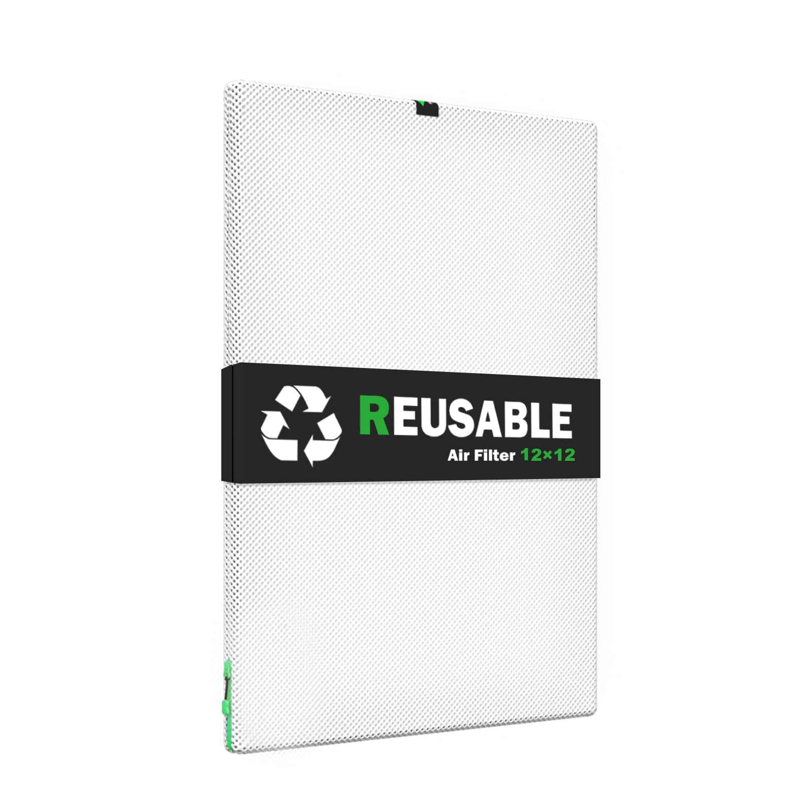 12x12x1 Air filter, Washable and Reusable Air Filter 12x12x1 for AC HVAC Furnace, MREV 8 Air Filters Machine Washable & Dryer Friendly, AC Furnace Air Filter 12" x 12" x 1"