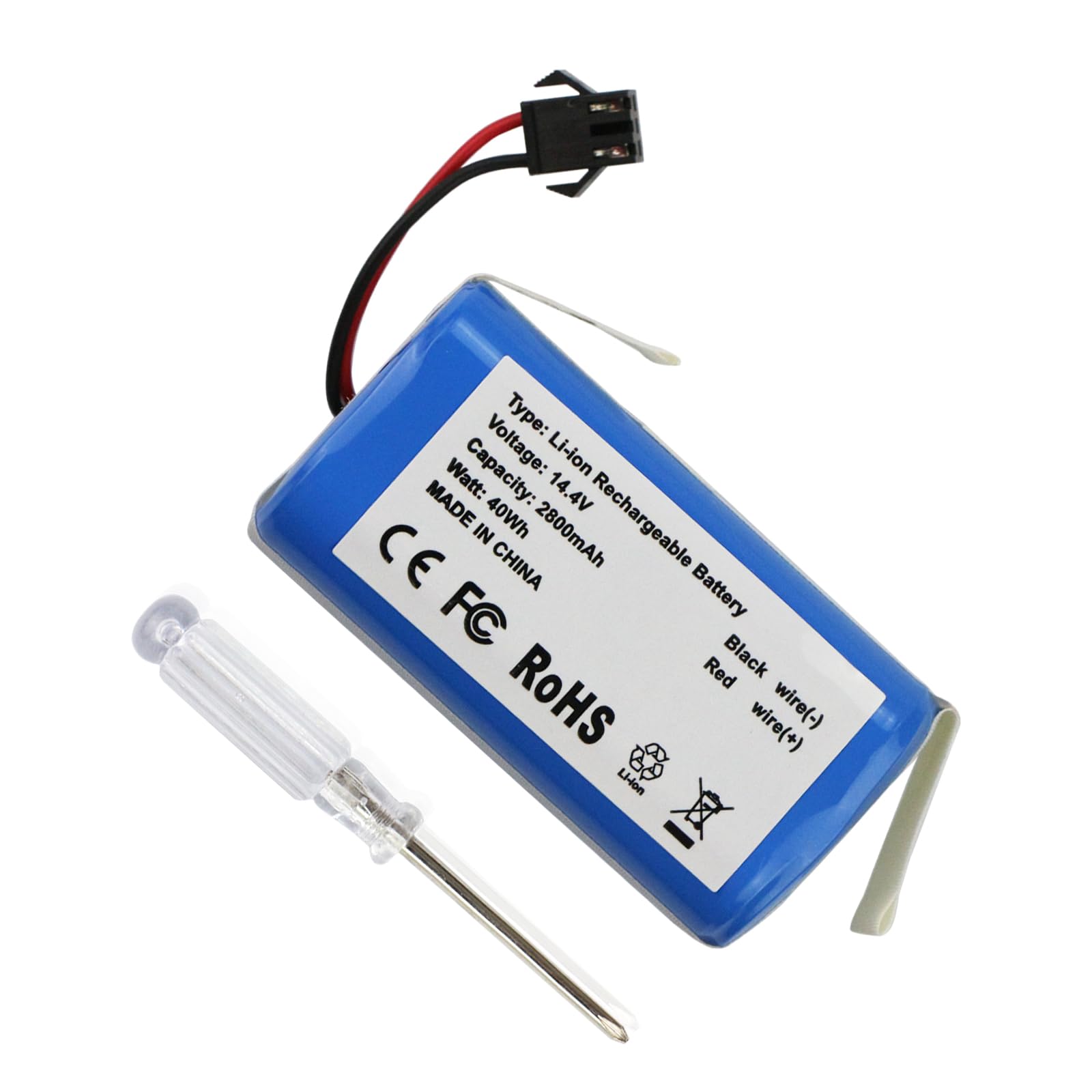 Batteria Sostituisce 360 D043 INR M26 4S1P, SS 2230002528 Per Aspirapolvere Tefal   2600mAh 14 4v Li Ion 889001532 - 8