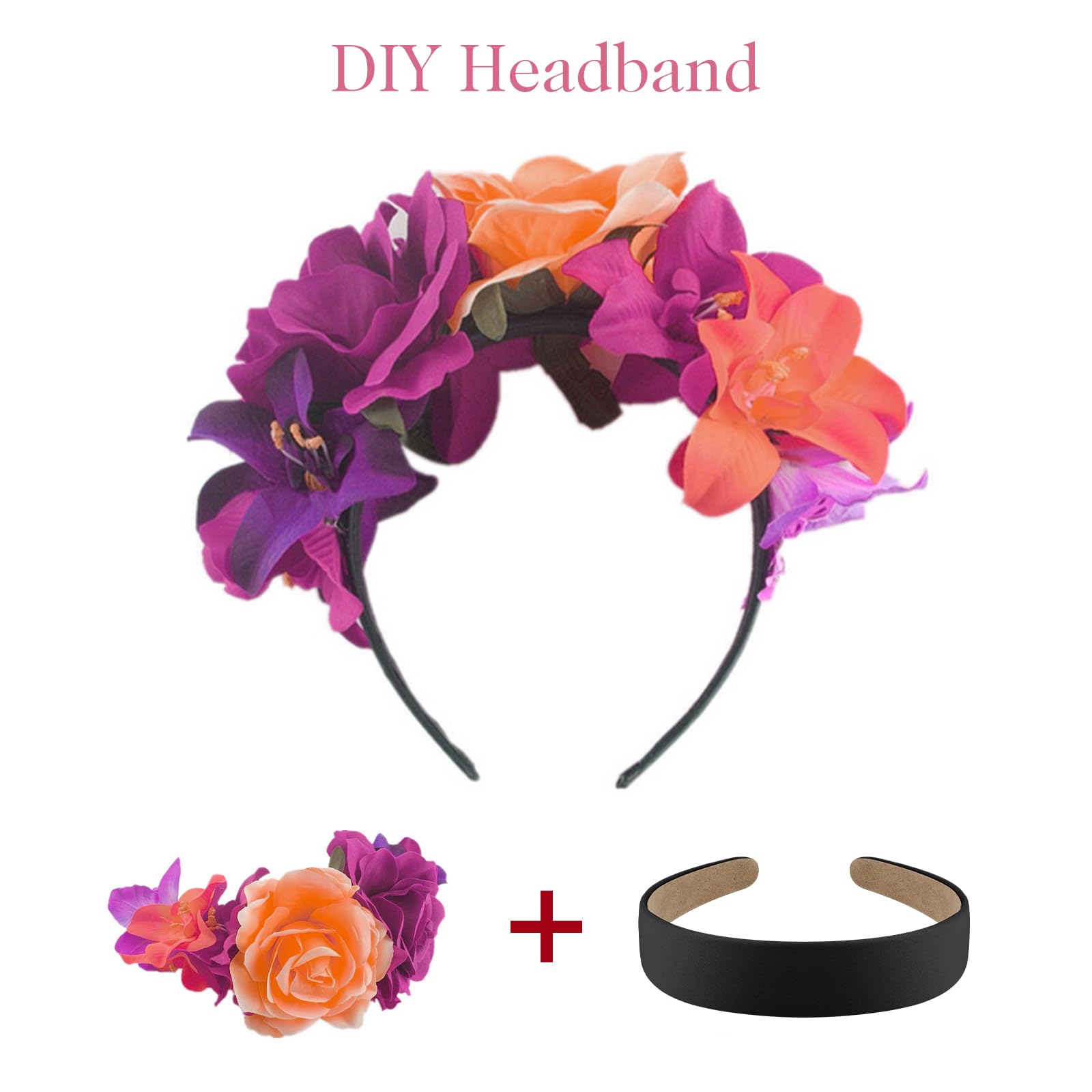 40 Pezzi Cerchietti per Capelli Rivestiti in Morbido Raso Multicolore Hairbands Accessori per Capelli 20 Colori