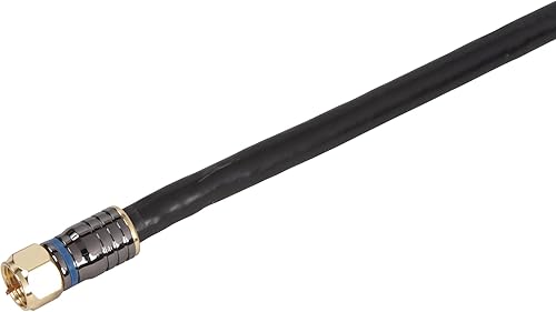 AmerTac - Zenith VQ300306B Cable coaxial de 3 pies RG6 Quad Shield disponible en Yaxa Colombia