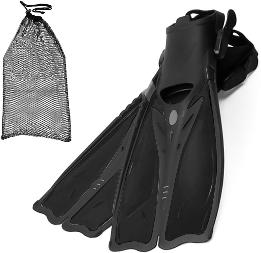 Kesida Scuba Diving Fins Adults Swimming Fins Adjustable Flippers for Snorkeling Diving Adults Men and Women Open Size Heel Swimming Flippers : Sports & Outdoors