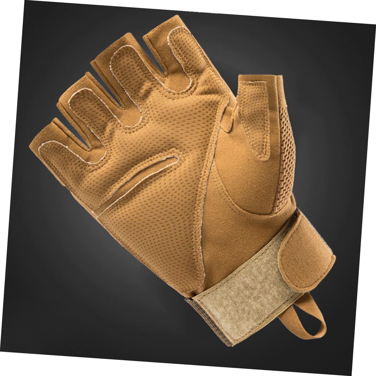 BESPORTBLE 3pares Guantes De Ciclismo De Dedo Resistentes Al Desgaste Antideslizantes para Montaña y Fitness Unisex Color Khaki