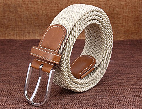 JULED Braided Canvas Woven Elastic Stretch Belts for Men/Women/Junior with Multicolored2