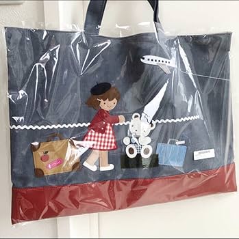 familiar JALコラボ　限定　レッスンバッグ Amazon.co.jp: familiar ファミリア JAL コラボ デニムバッグ