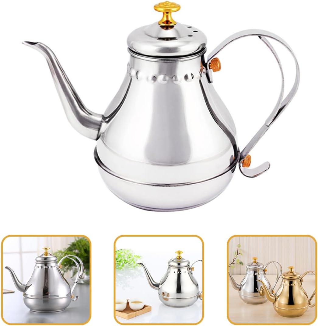 Stovetop Kettle Wear Resistant Whistling Teapot for Daily Use Handheld Design for Home Kitchen and Tea Maker