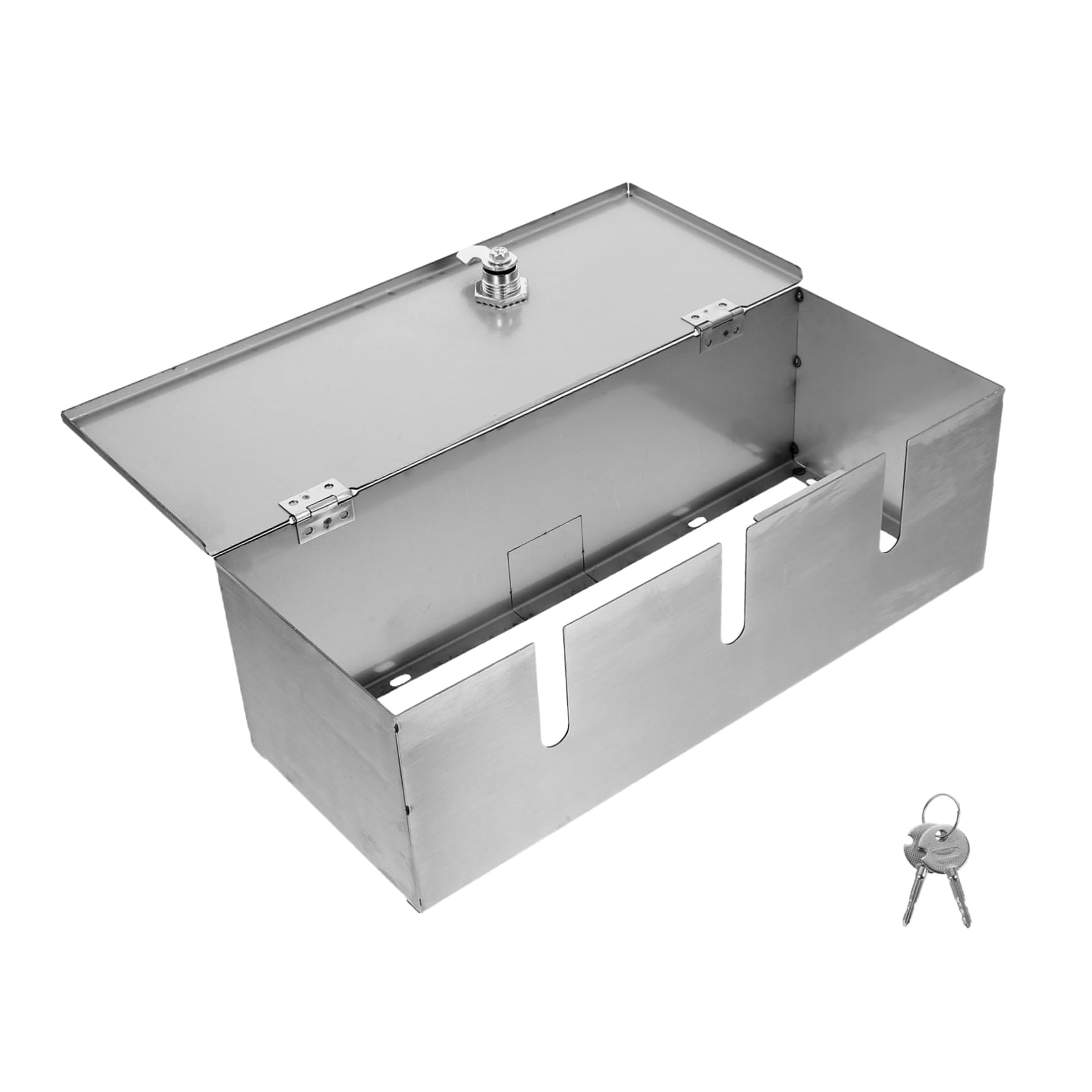 Homoyoyo Caja Protectora Antirrobo Cubierta Segura de Acero Inoxidable para Enchufes Tipo 86 para Interruptores de Pared en Hogares Residenciales