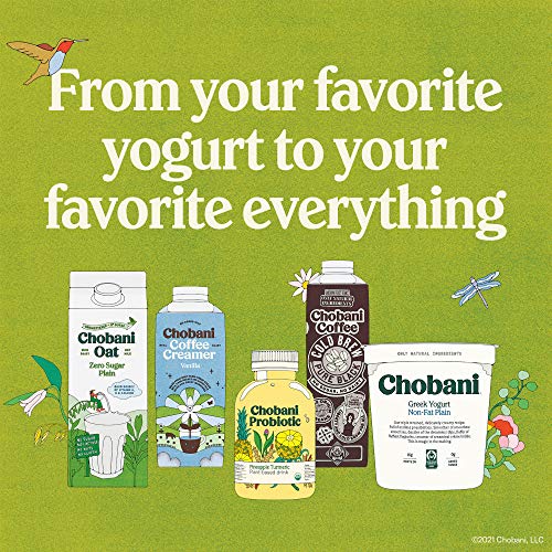 Chobani Greek Yogurt, 0%, Plain, 5.3 Oz #TOP5