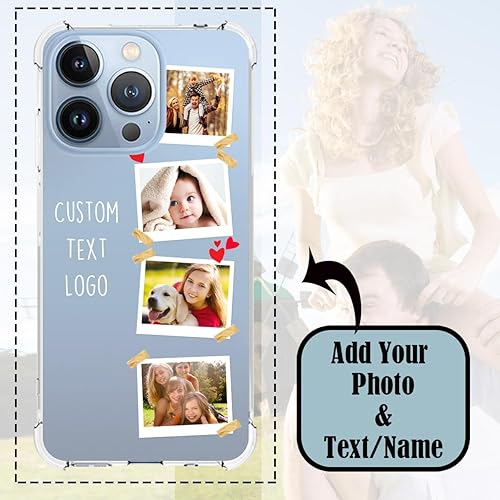 Miniatura 8 de Funda personalizada para iPhone 13 Apple Phone Mini Pro Max Promax con fotos personalizadas, imagen personalizada iP13, delgada, flexible, gel,