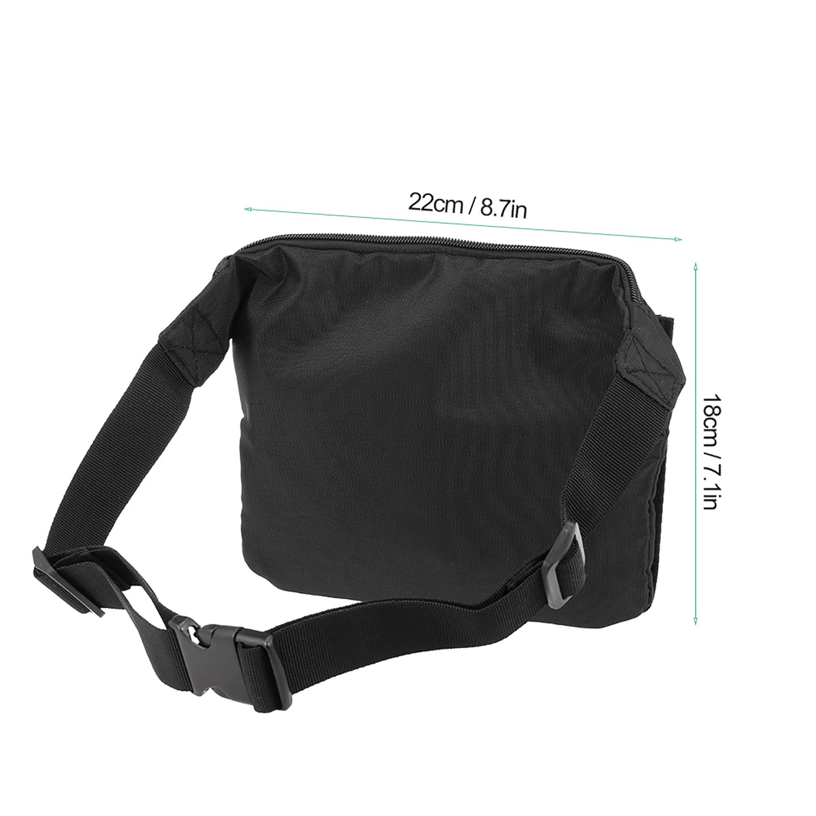 HUIOP Hair Scissor Holster Hairdressing Pouch Haircutting Tools Holder Bag for Hair Stylist Waist Shoulder Belt, Black