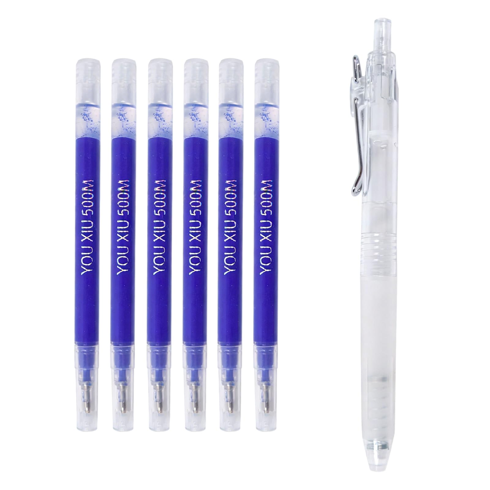 CAZSTYK Multiple Color Heat Erasable Sewing Pen for Pattern Marking on Various Fabrics Fading Toner Pen