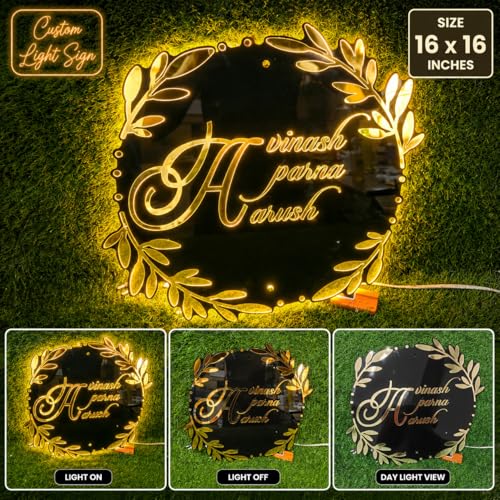 Image of DON'T JUDGE ME Home Entrance Name Plate, 16 Inches, Round Shape | Gold and Black, Acrylic Signage