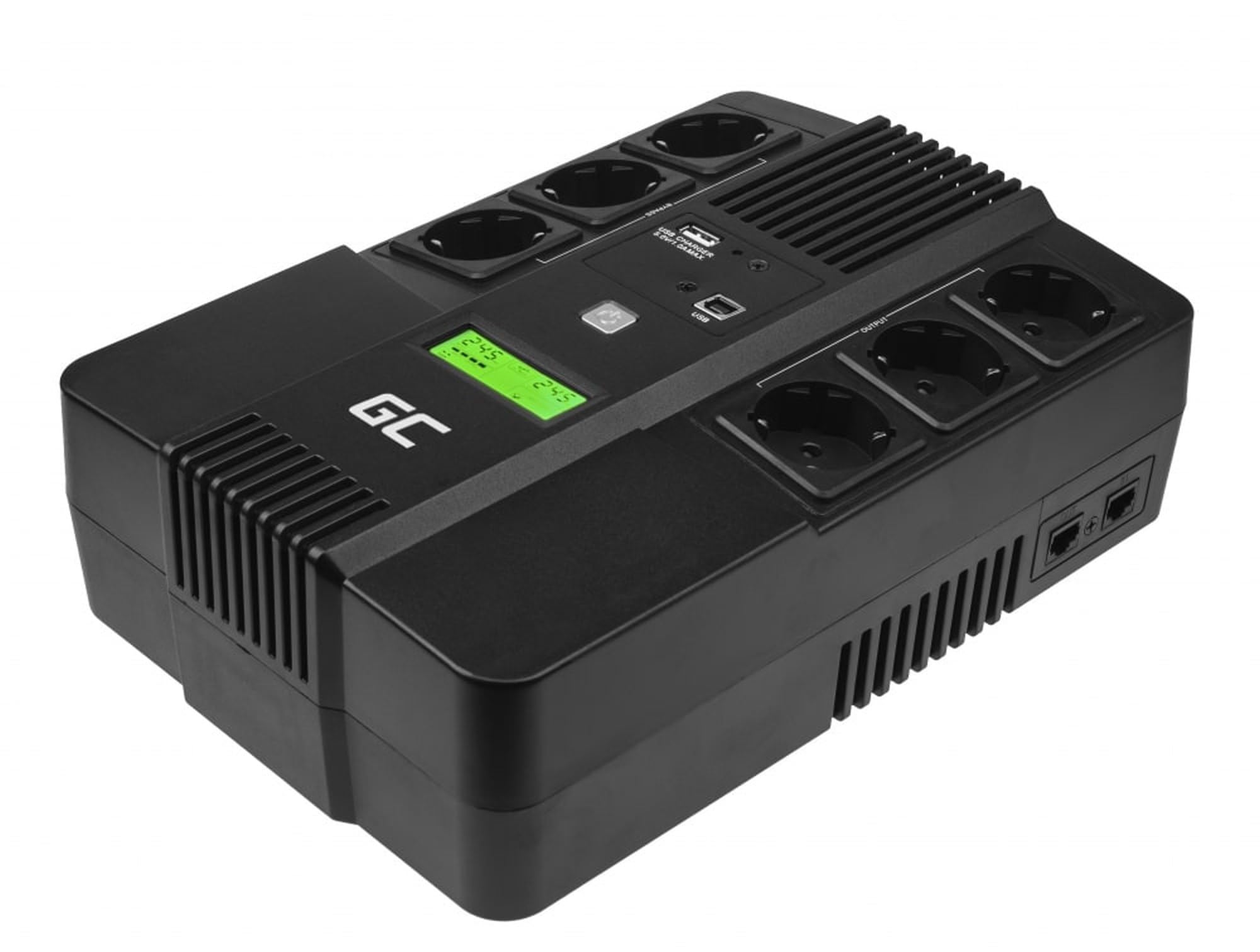 Green Cell USV 600VA 360W Line-Interactive 230V mit AVR und LCD – Bild 2