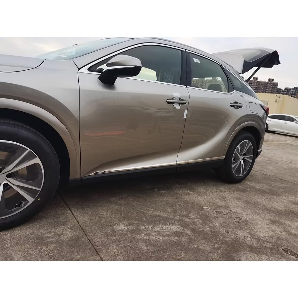 Beautost Adatto per Lexus New RX RX350 RX350h RX500h F Sport 2023 2024 porta corpo laterale modanatura copertura trim