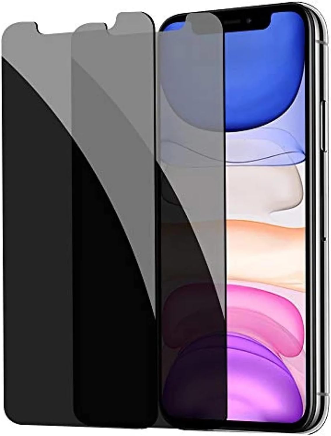 YMHML Tempered Glass Screen Protector for iPhone 11/XR (Pack of 2,6.1in)