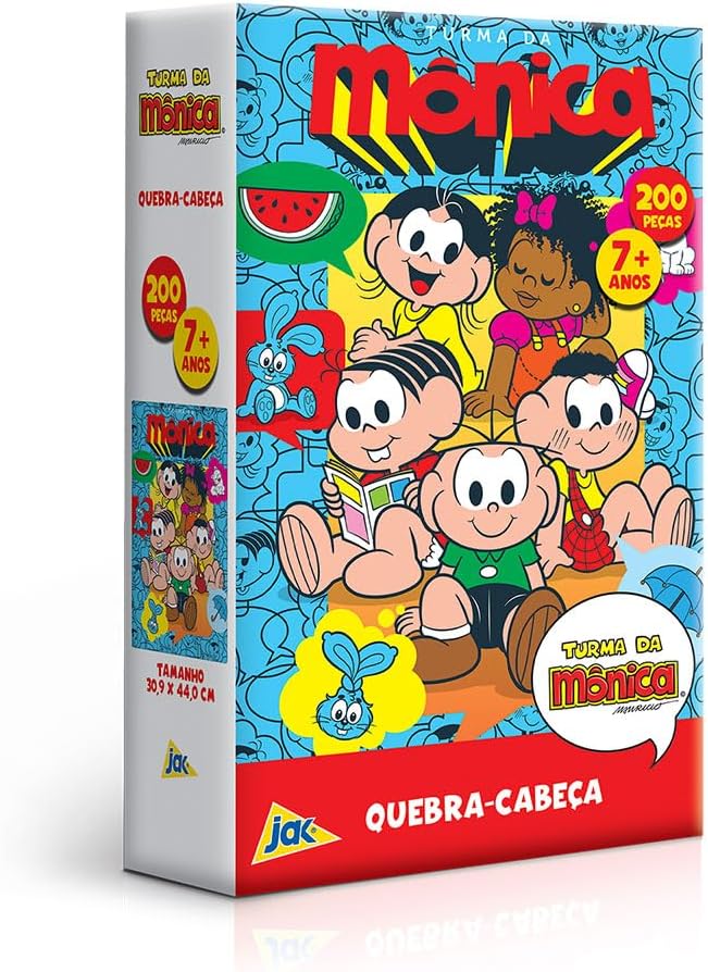 Toyster – Quebra-cabeça: Turma da Mônica – 200 peças – JAK