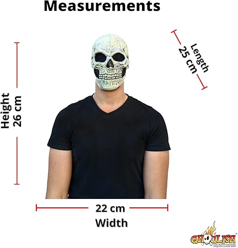 Miniatura 5 de Adult Glow in The Dark Skull Mask