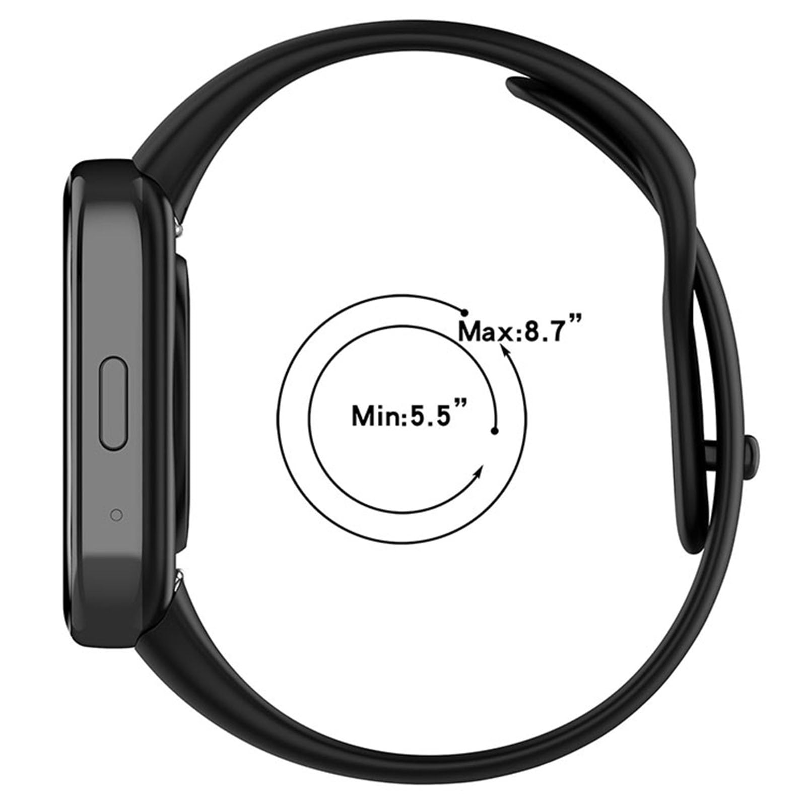 Watch Strap Compatible with Redmi Watch 3 Active/Redmi Watch 3 Lite Smart Watch Band Adjustable Soft Silicone Wristbands Replacement Strap for Women Men,6 Pack