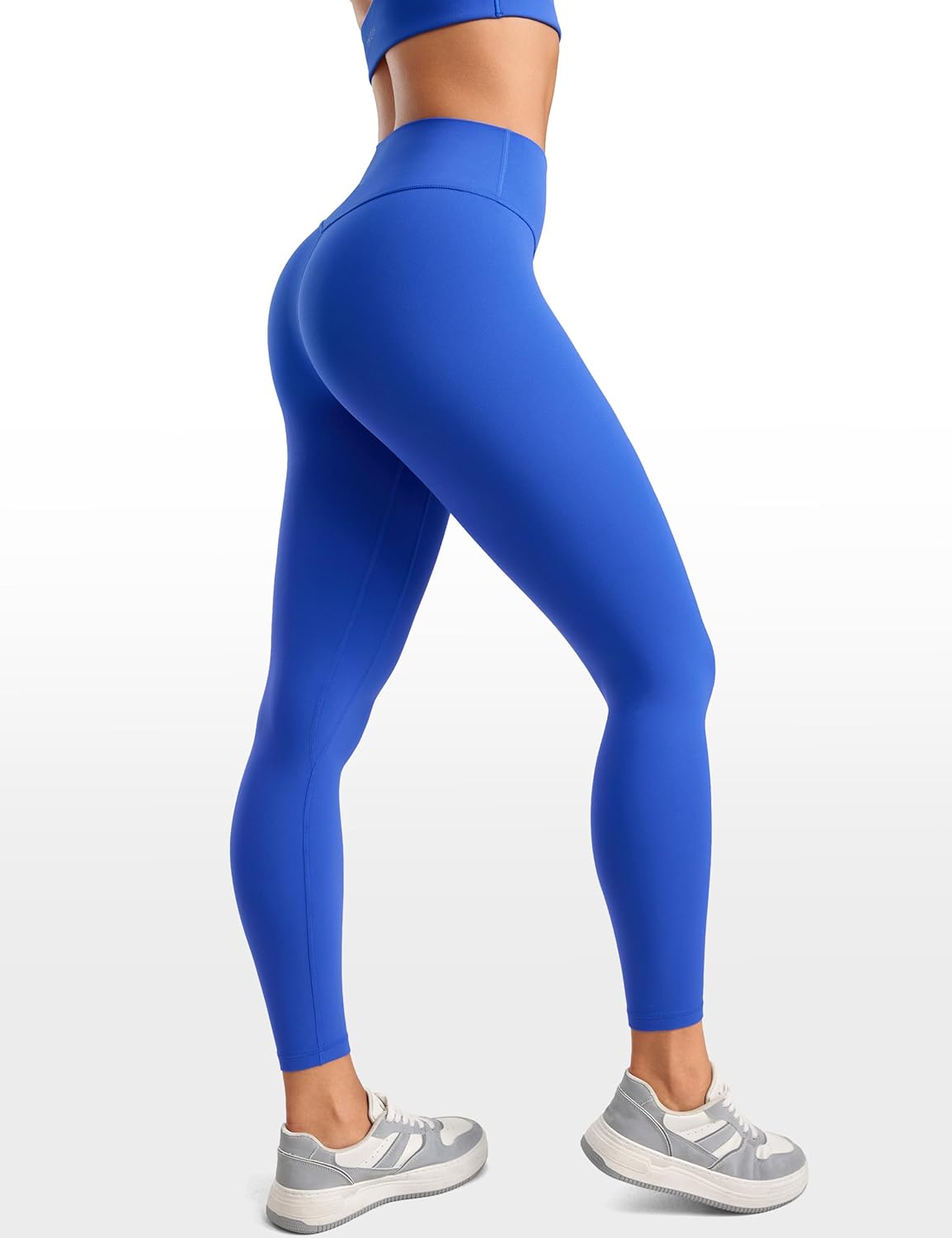 Womens High Waisted No Front Seam Lounge Yoga Legging 25" Workout Tummy Control Gym Yoga Pants