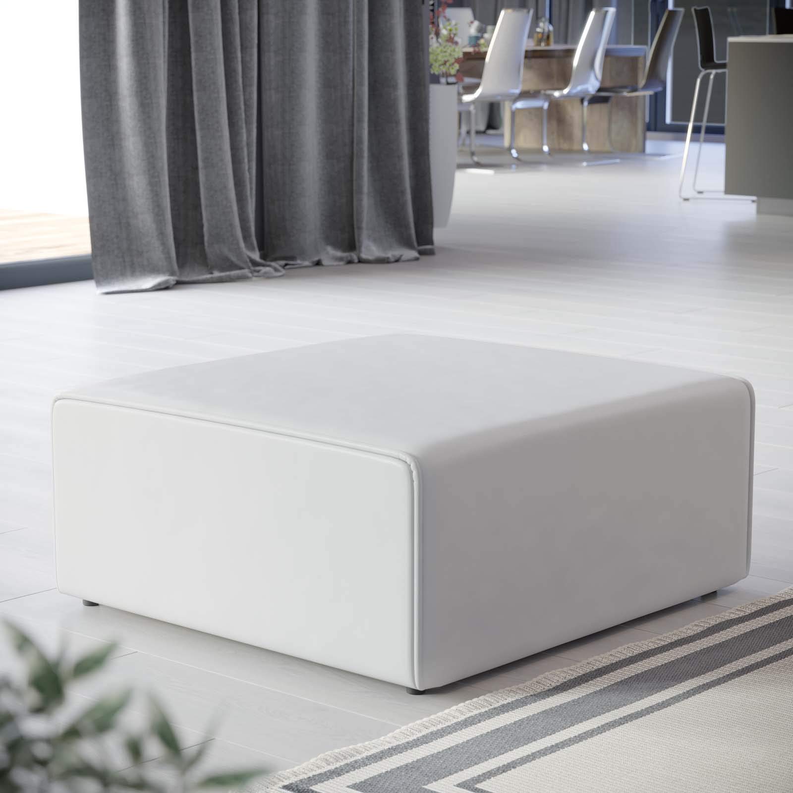Modway White / Ottoman / 1 Ottomans