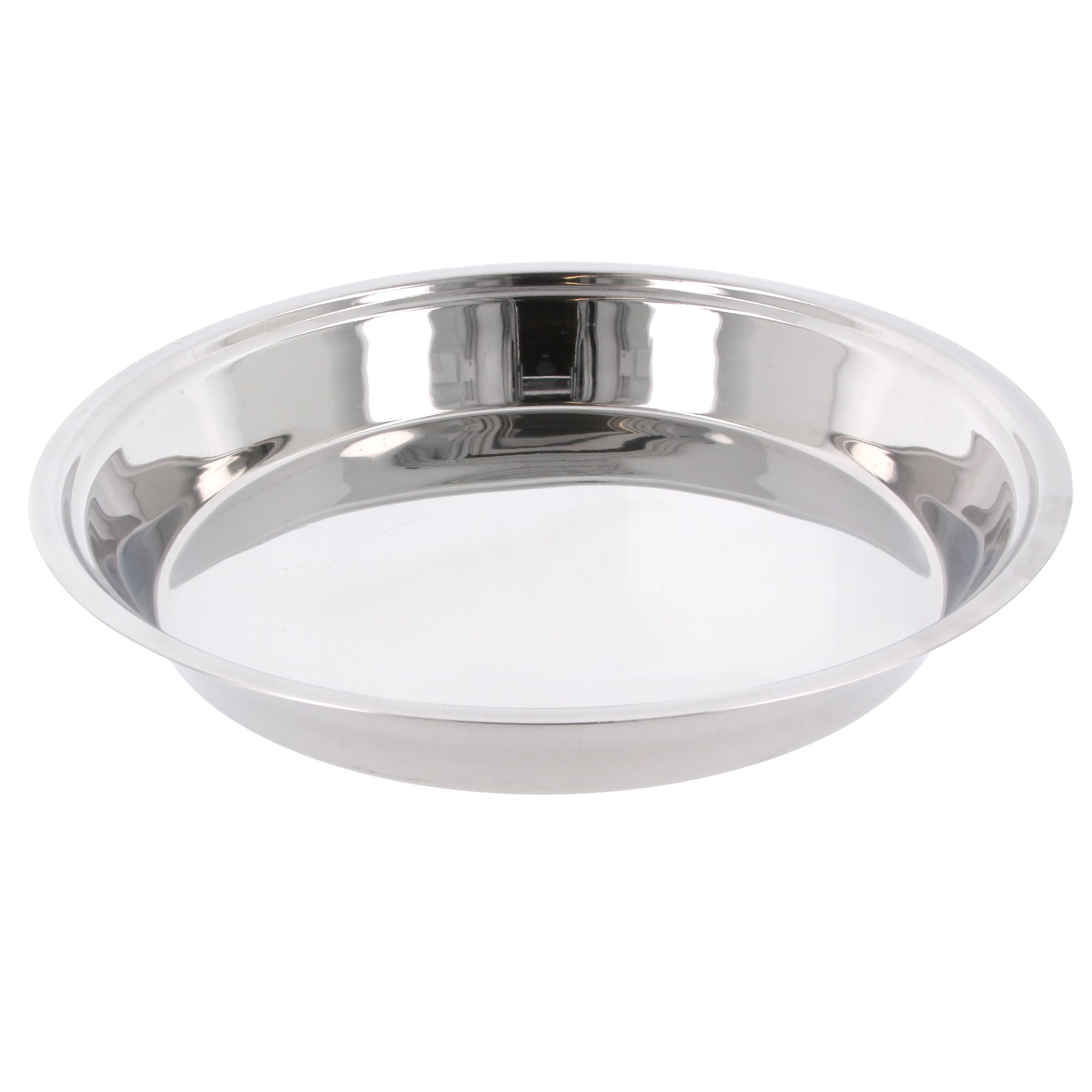 Stainless Steel Parat Indian Dough Kneading Plate Multipurpose Mixing Bowl Flour Atta Parat Dough Mixer Kneader Dish Bowl for Kitchen Baking Cooking Food Prep Supplies (No.15 (Diameter: 33.5cm))