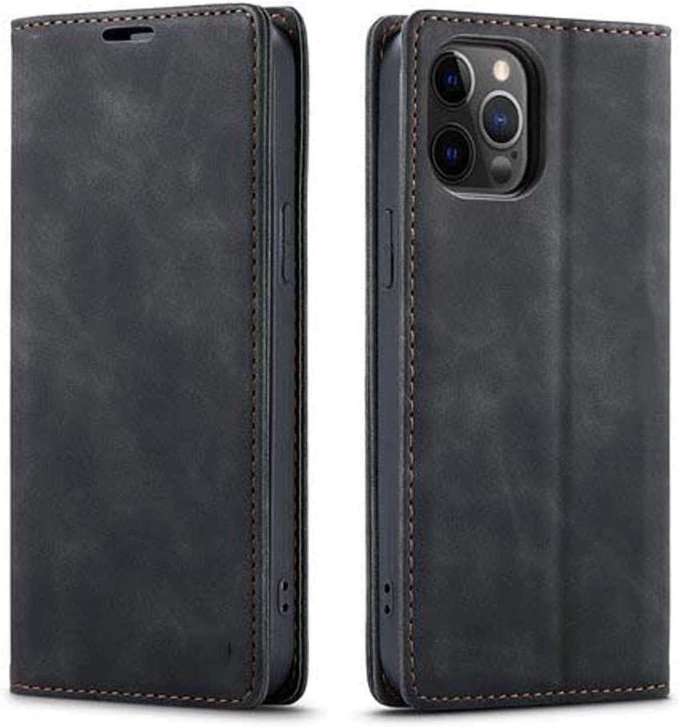 Étui clapet iPhone 14 Pro Max magnétique protégeant écran et cartes de crédit - 8