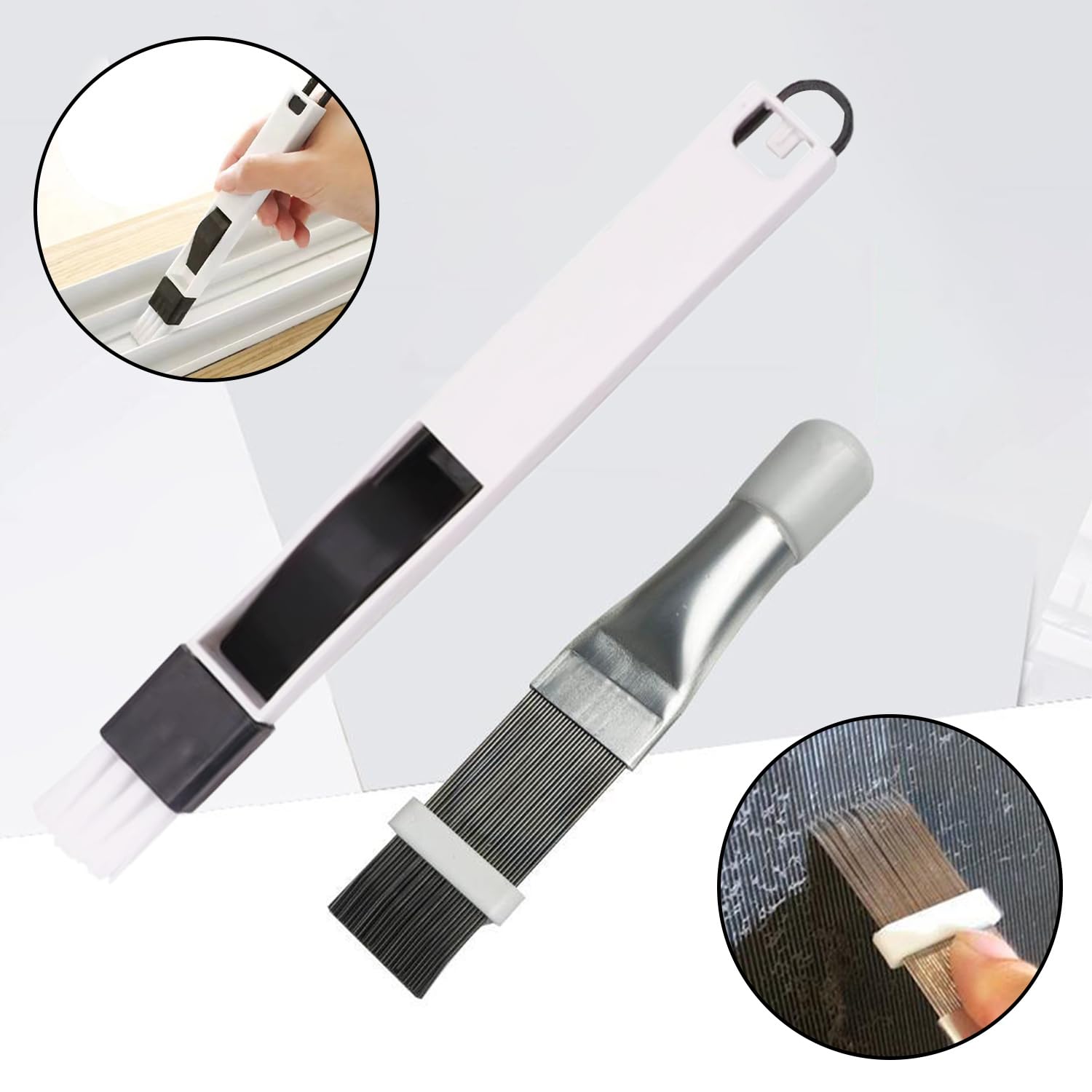Cepillo Aire Acondicionado, Cepillo Limpieza Condensador, Peine Radiador, Peine Aletas 4 Piezas