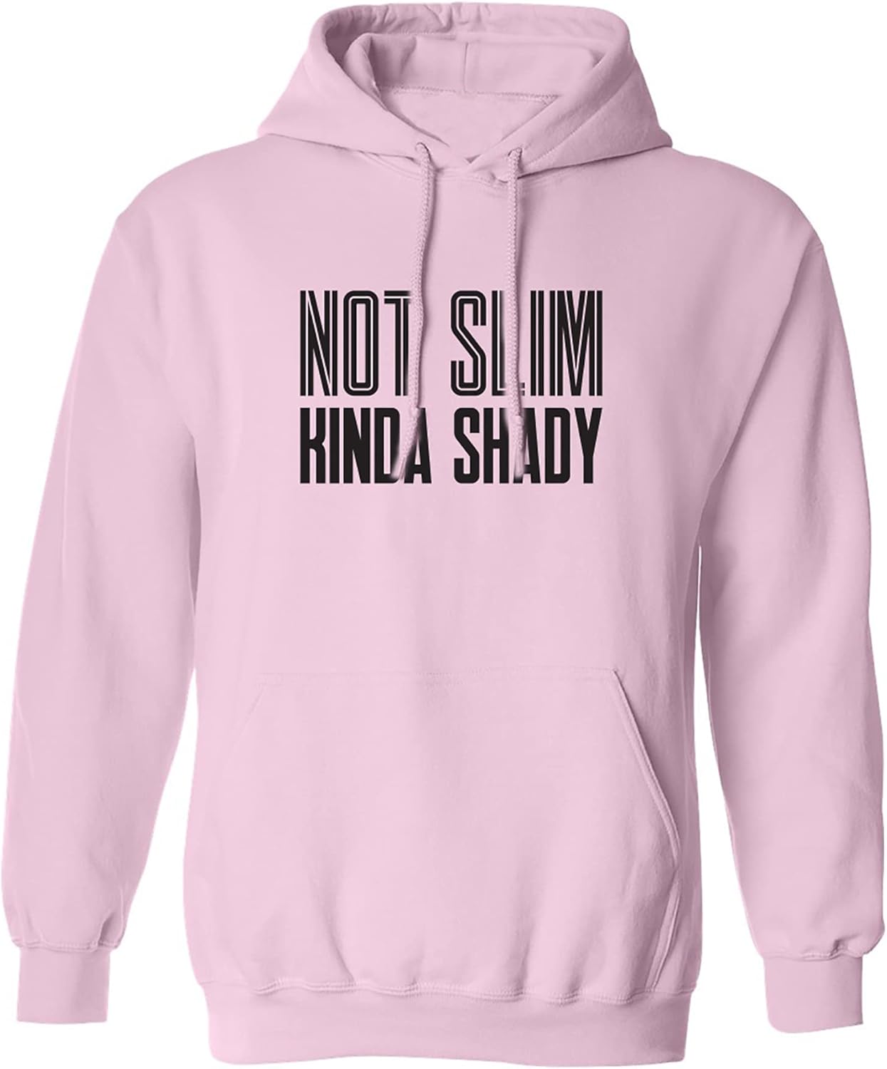 zerogravitee Not Slim Kinda Shady Adult Hooded Sweatshirt