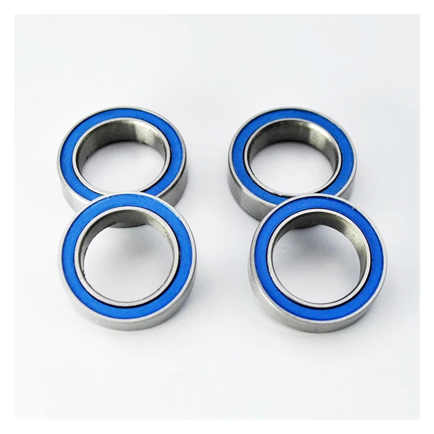 4PCS 6700RS Blue Rubber Sealed Bearings 10x15X4mm Inner Hole 10mm RC car Micro Ball Bearings