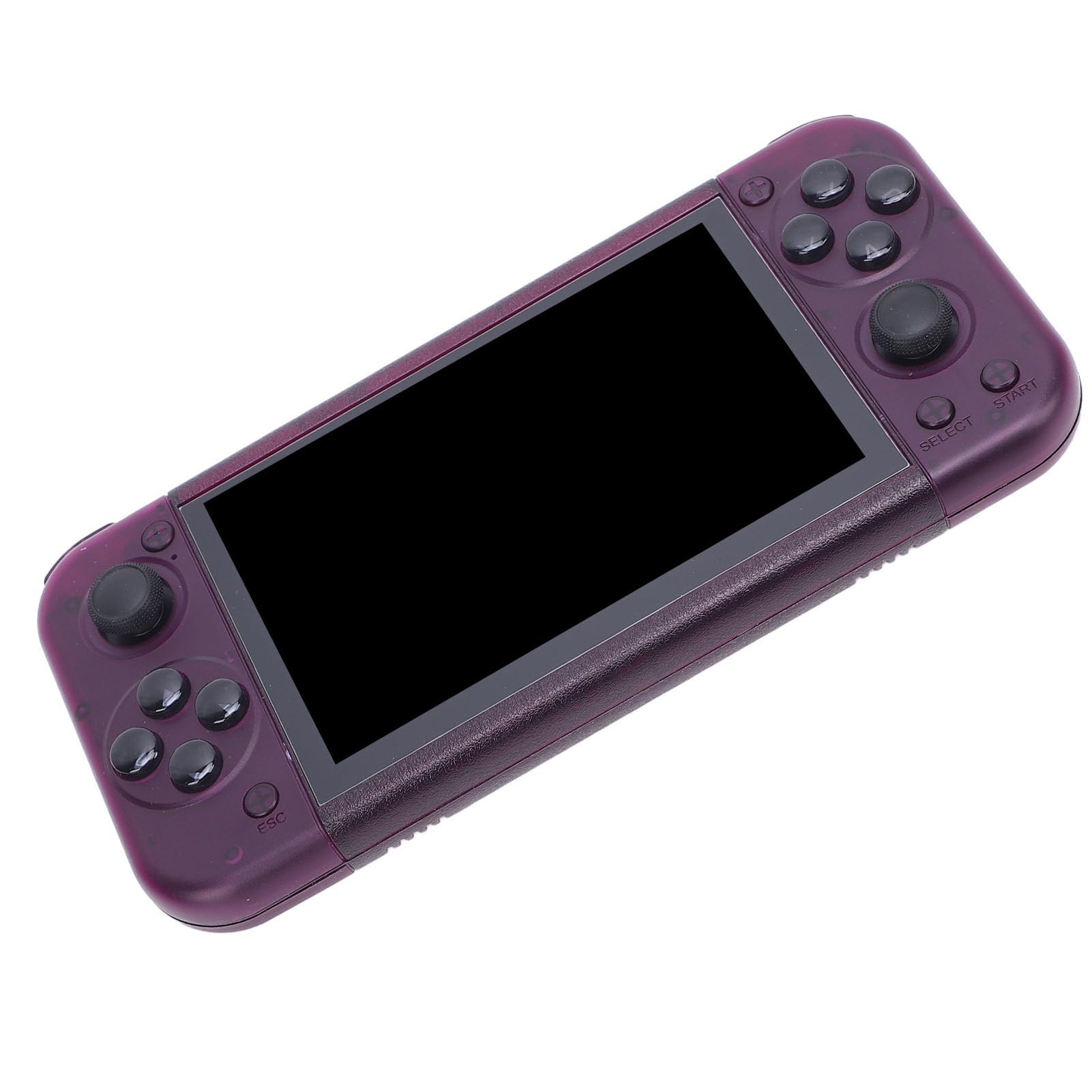 Cocoarm Console per Videogiochi retrò Portatile, Console per Videogiochi Portatile con Schermo IPS da 5 Pollici Joystick 3D Doppi USB C da 2 GB DDR4 64 GB per Giochi in Famiglia da Viaggio (Viola