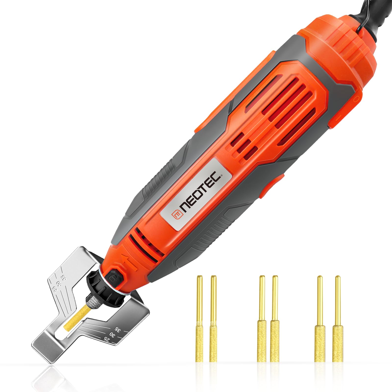 NEOTEC 6 Pack Tree Felling Wedges, Chainsaw Wedges, 5.5”Tree Cutting Equipment with Spikes for Safe Tree Cutting-A40